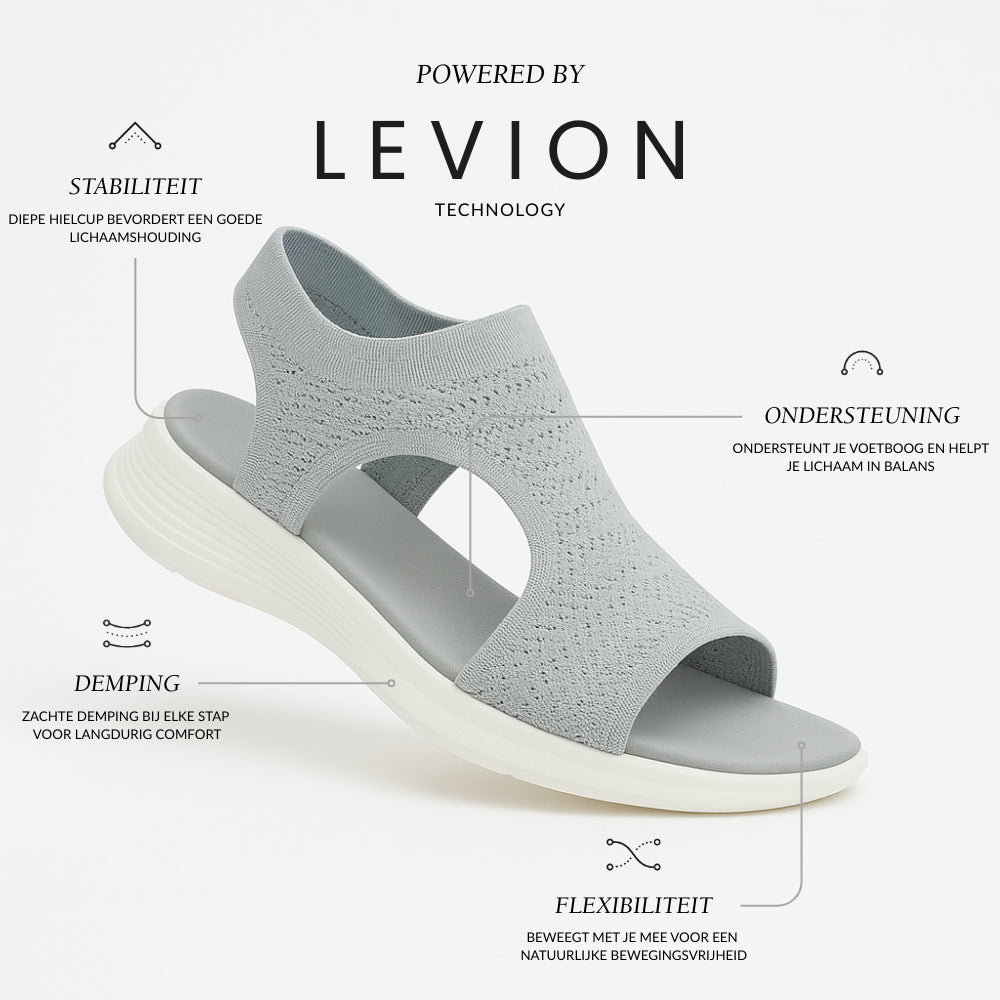 Evi Platform Sandalen met Voetbed - Zomerse Sandalen