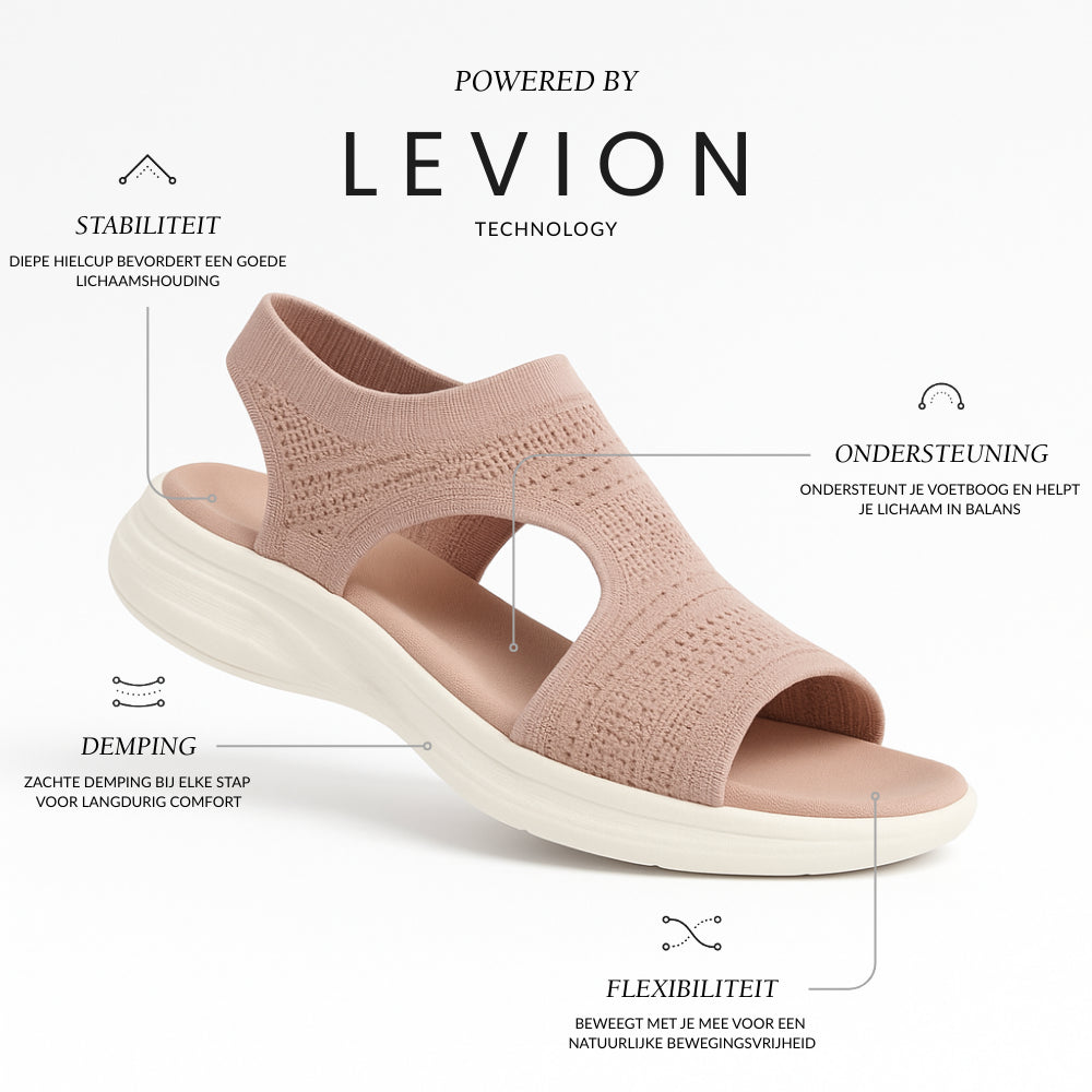 Evi Platform Sandalen met Voetbed - Zomerse Sandalen