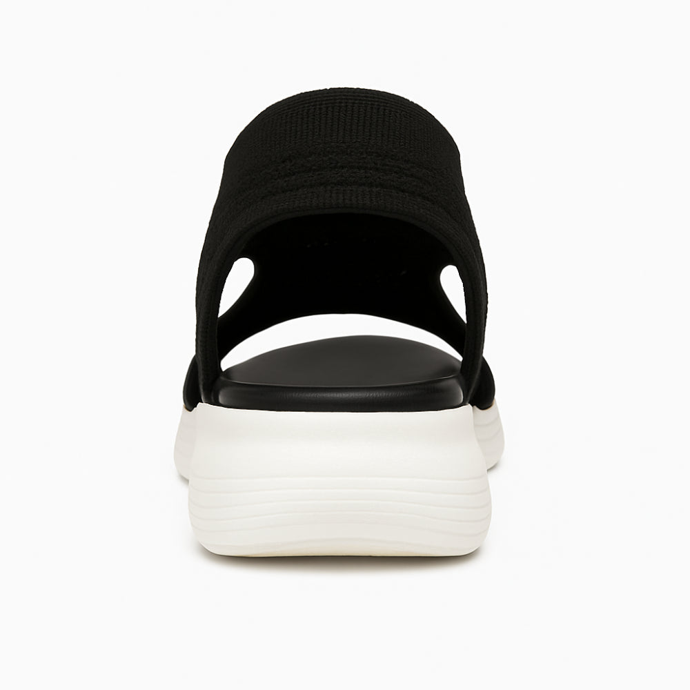 Evi Platform Sandalen met Voetbed - Zomerse Sandalen