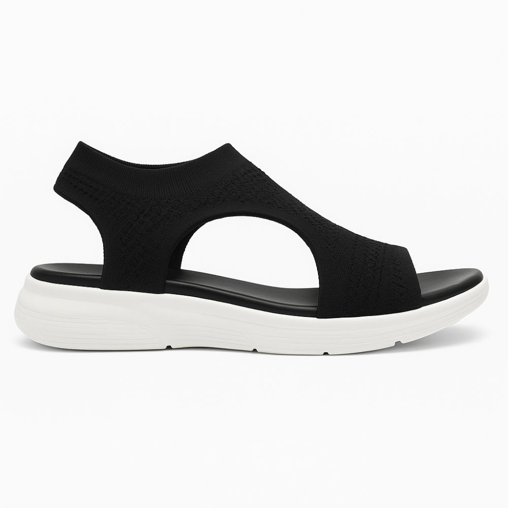 Evi Platform Sandalen met Voetbed - Zomerse Sandalen