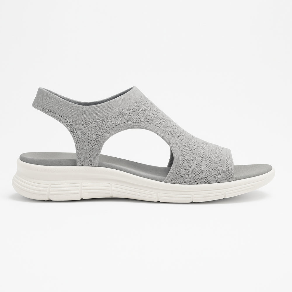Evi Platform Sandalen met Voetbed - Zomerse Sandalen