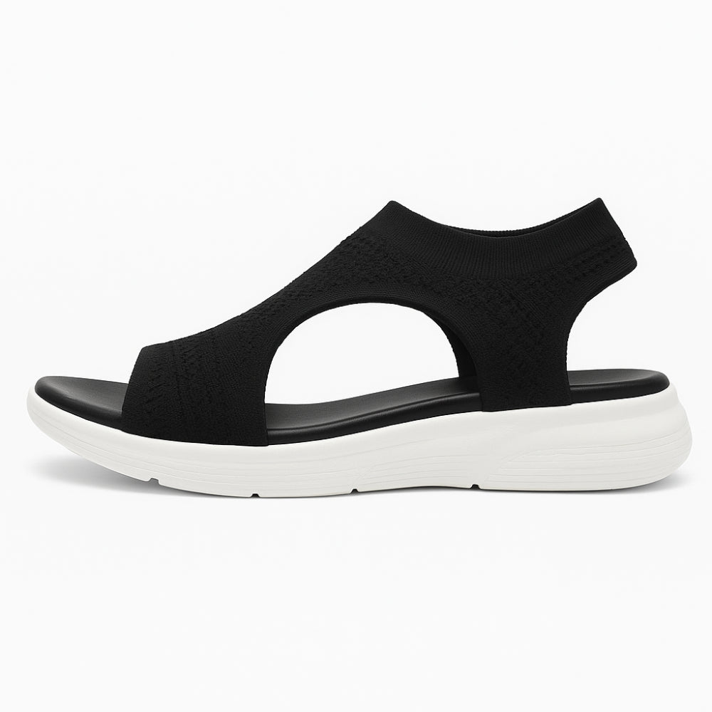 Evi Platform Sandalen met Voetbed - Zomerse Sandalen
