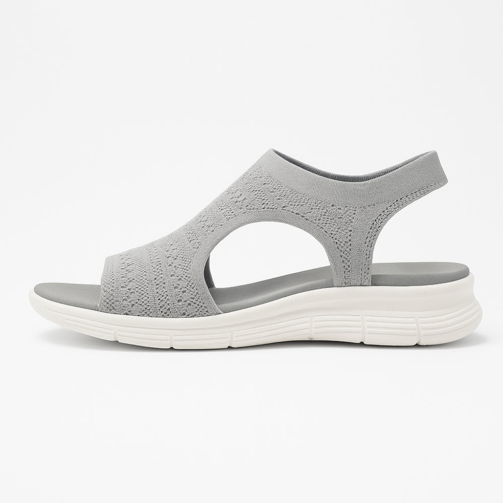 Evi Platform Sandalen met Voetbed - Zomerse Sandalen