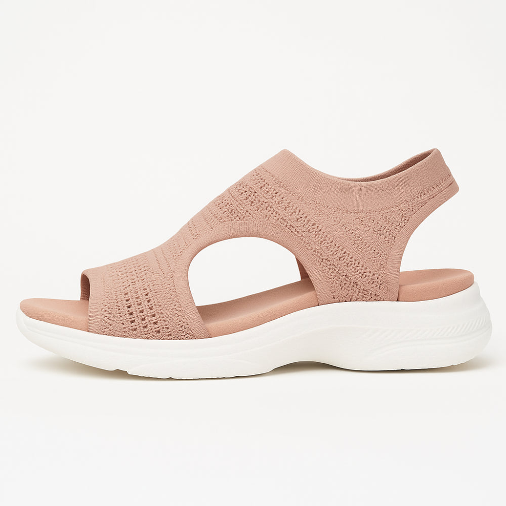 Evi Platform Sandalen met Voetbed - Zomerse Sandalen