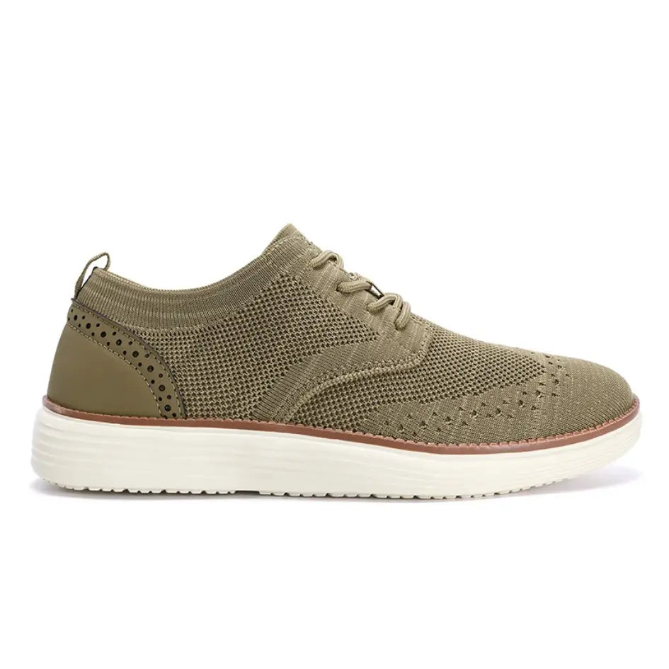Evan Ademende Instappers Heren met Veters – Casual Mesh Sneakers
