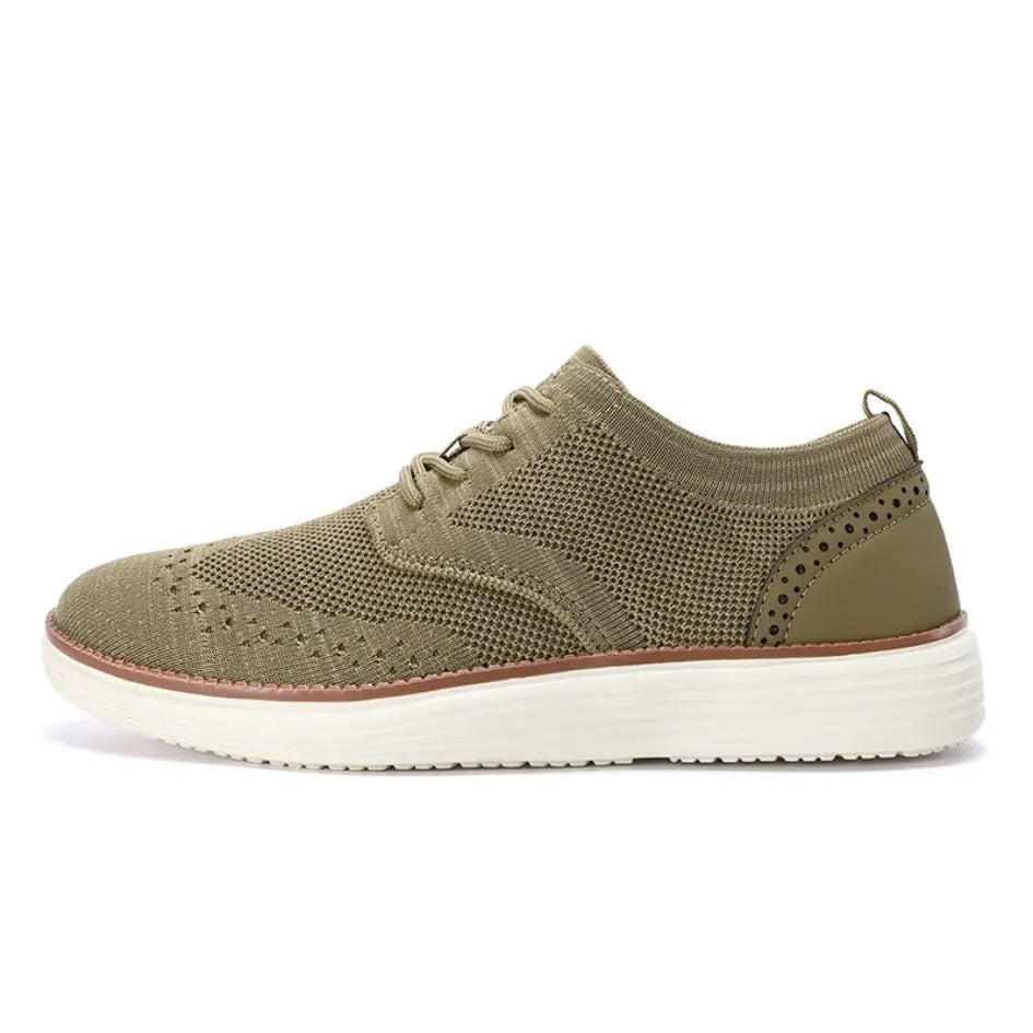 Evan Ademende Instappers Heren met Veters – Casual Mesh Sneakers