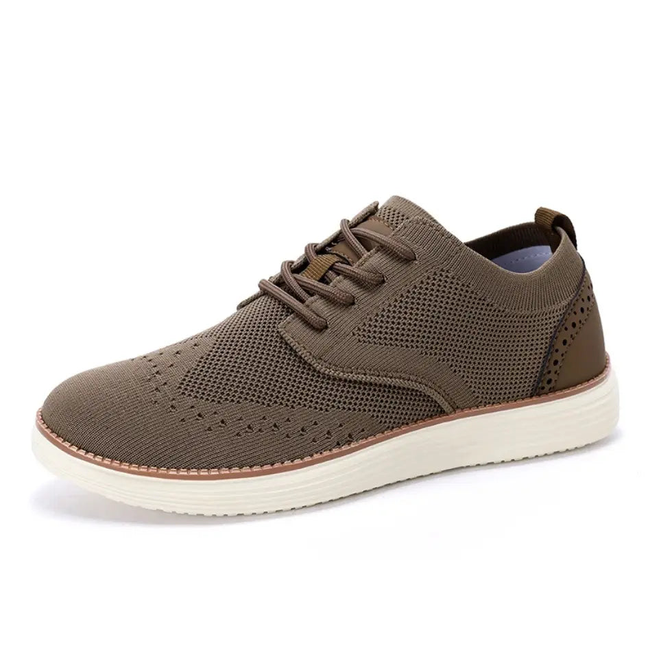 Evan Ademende Instappers Heren met Veters – Casual Mesh Sneakers