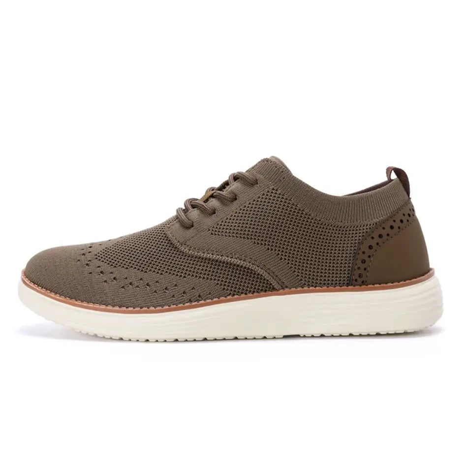 Evan Ademende Instappers Heren met Veters – Casual Mesh Sneakers