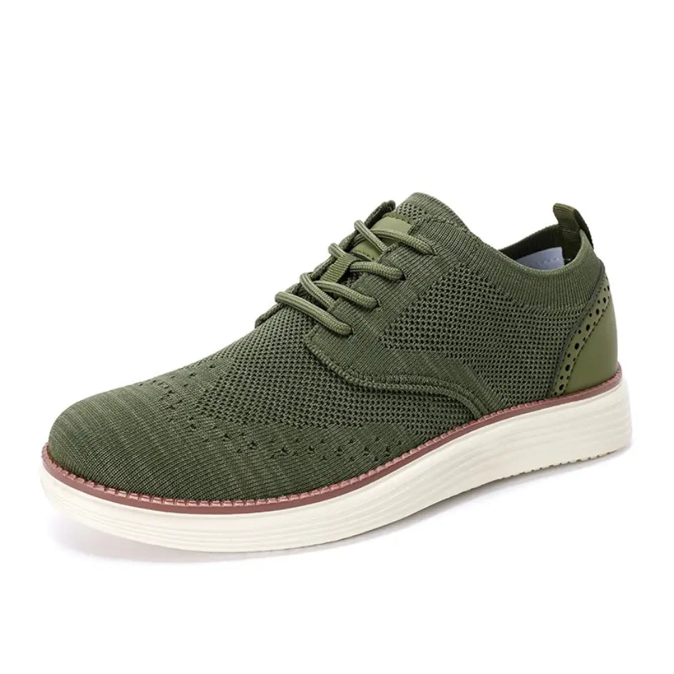 Evan Ademende Instappers Heren met Veters – Casual Mesh Sneakers