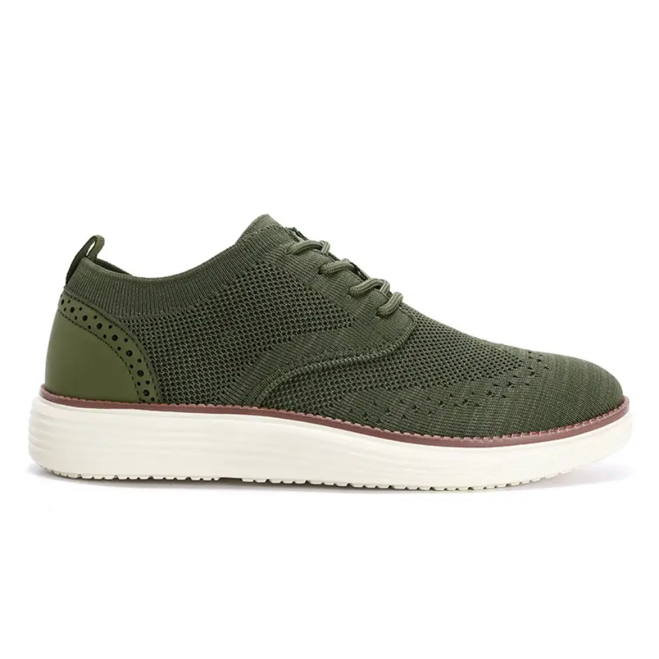Evan Ademende Instappers Heren met Veters – Casual Mesh Sneakers