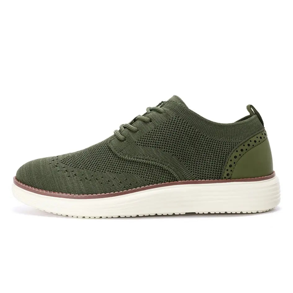 Evan Ademende Instappers Heren met Veters – Casual Mesh Sneakers