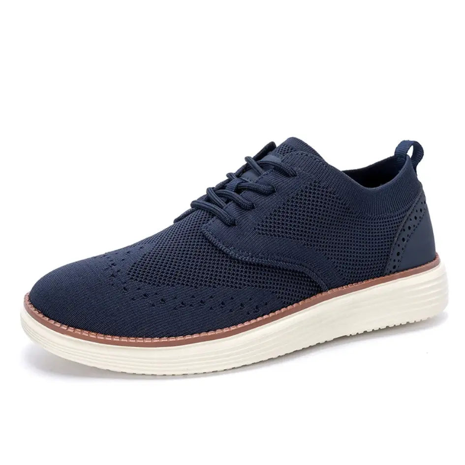 Evan Ademende Instappers Heren met Veters – Casual Mesh Sneakers