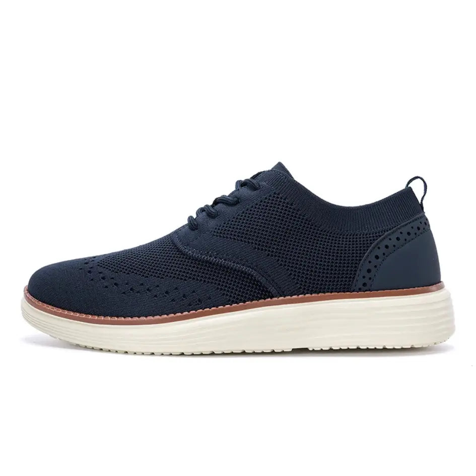 Evan Ademende Instappers Heren met Veters – Casual Mesh Sneakers