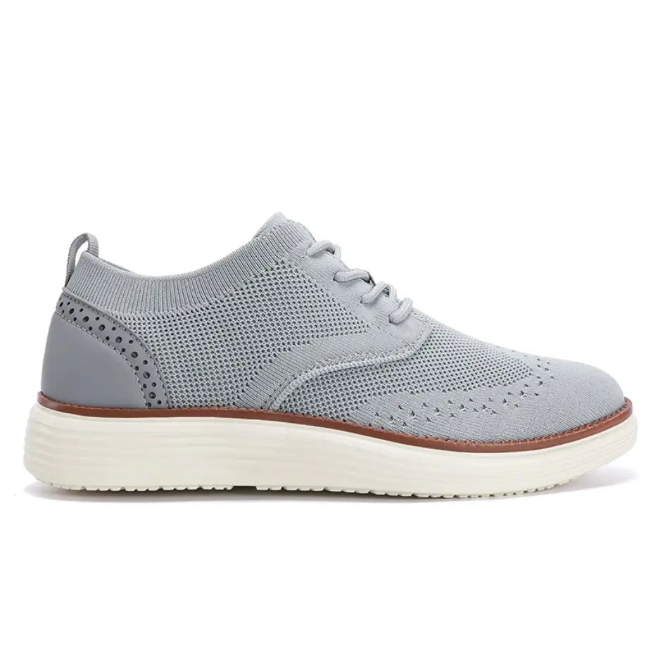 Evan Ademende Instappers Heren met Veters – Casual Mesh Sneakers