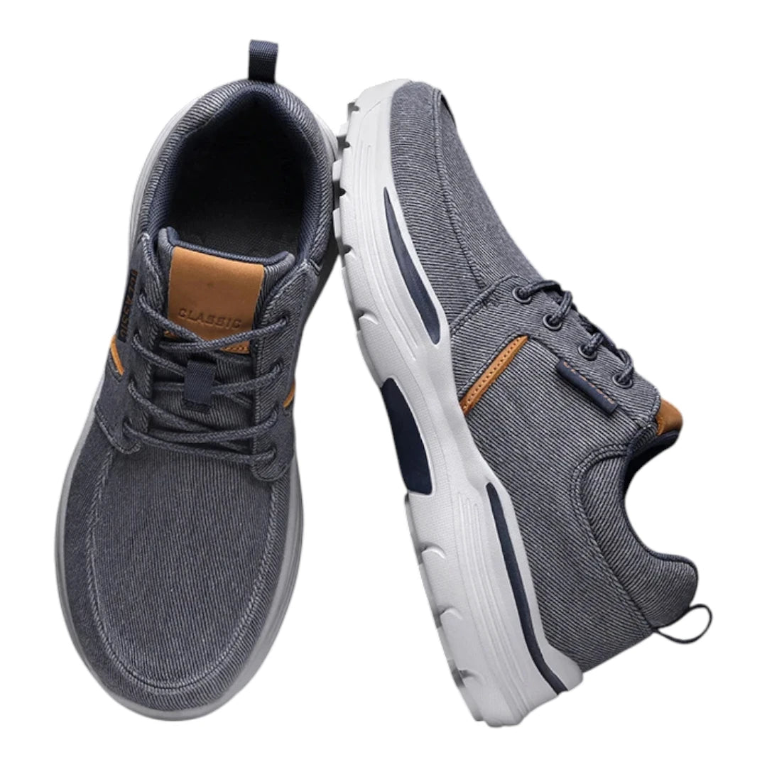 Mark Comfortabele Heren Sneakers met Demping - Uitneembare Zool