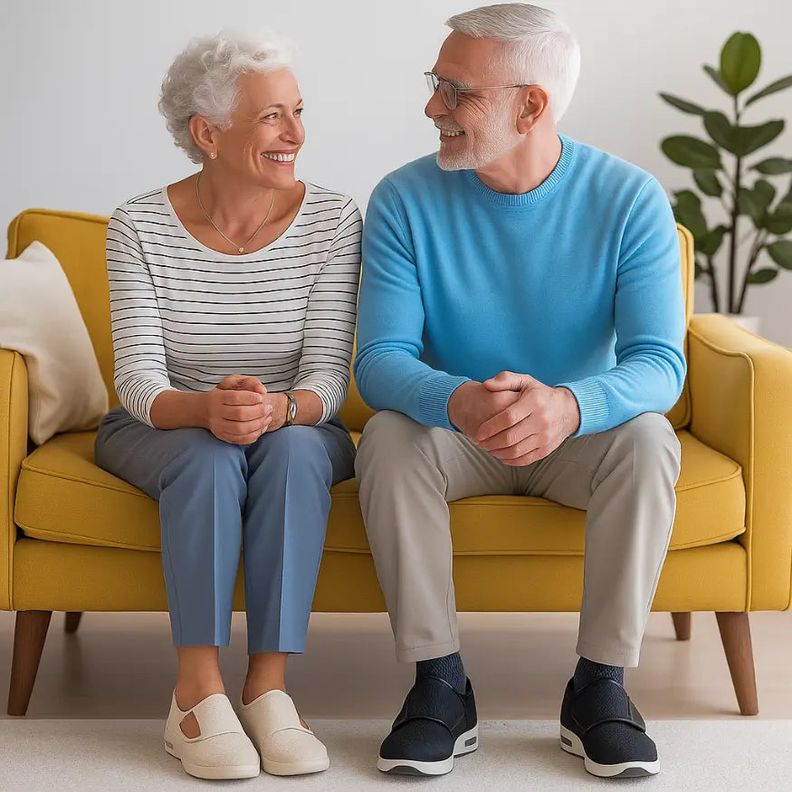 Juno Diabetes Schoenen Unisex met Klittenband - Orthopedische Schoenen