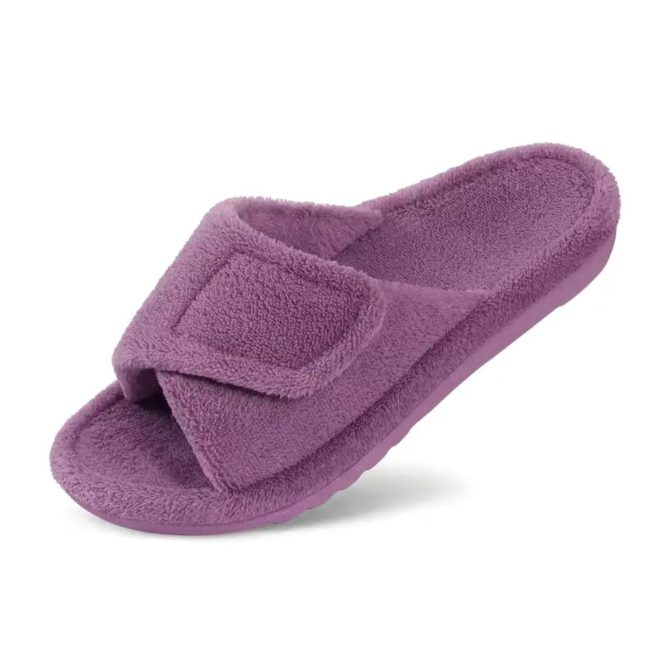 Leya Dames Pantoffels – Zachte Slippers met Voetboog Ondersteuning