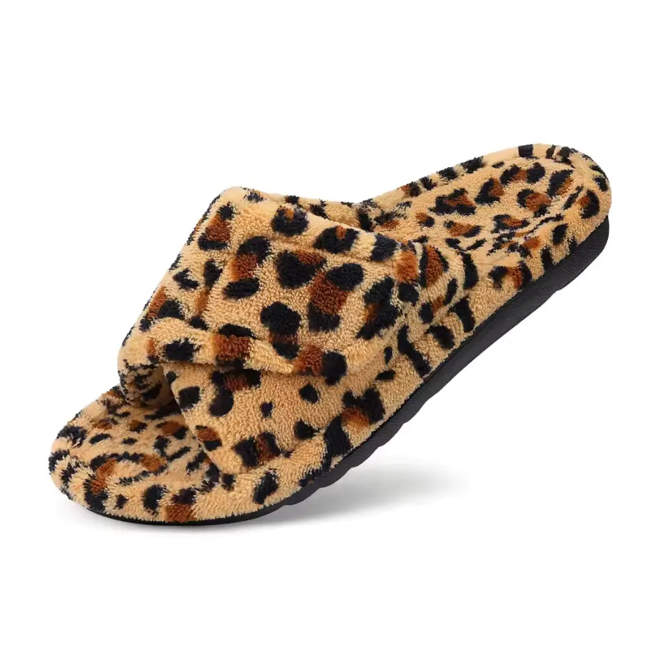 Leya Dames Pantoffels – Zachte Slippers met Voetboog Ondersteuning
