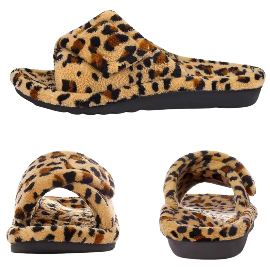 Leya Dames Pantoffels – Zachte Slippers met Voetboog Ondersteuning
