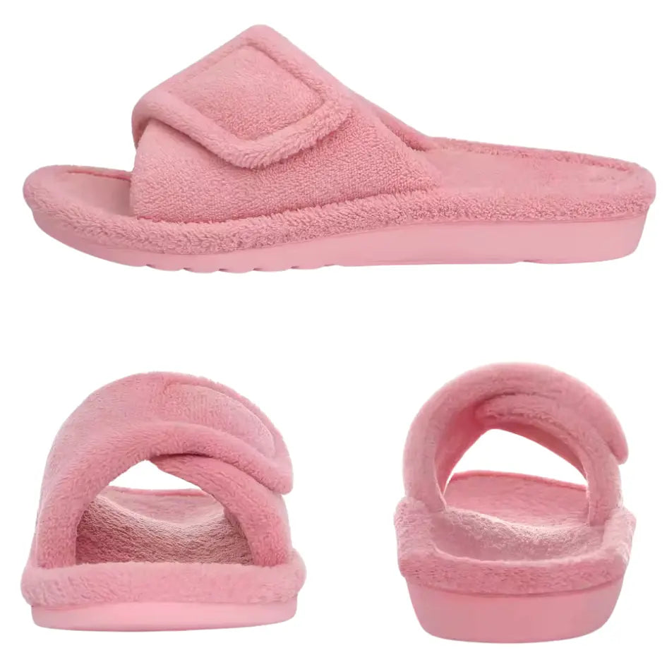 Leya Dames Pantoffels – Zachte Slippers met Voetboog Ondersteuning