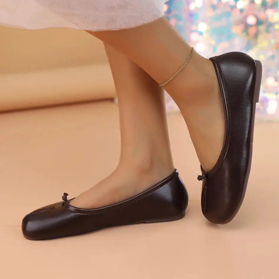 Liora Ballerina met Gespleten Tenen - Flexibele Tabi Ballerinas