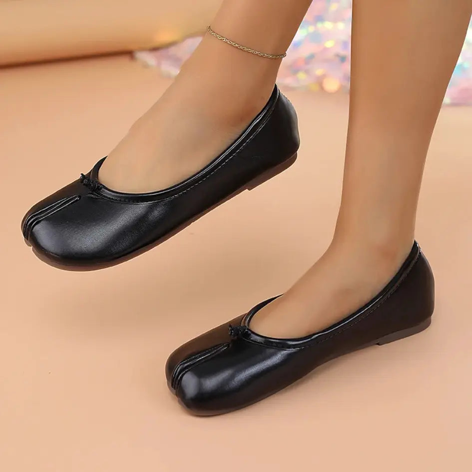 Liora Ballerina met Gespleten Tenen - Flexibele Tabi Ballerinas