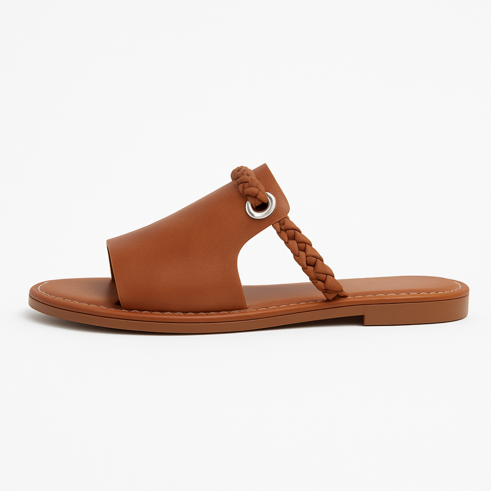 Liva Platte Sandalen Dames - Slippers