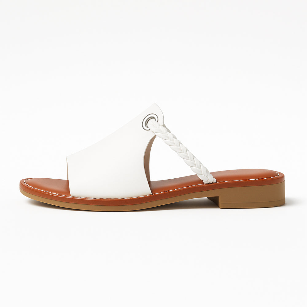 Liva Platte Sandalen Dames - Slippers