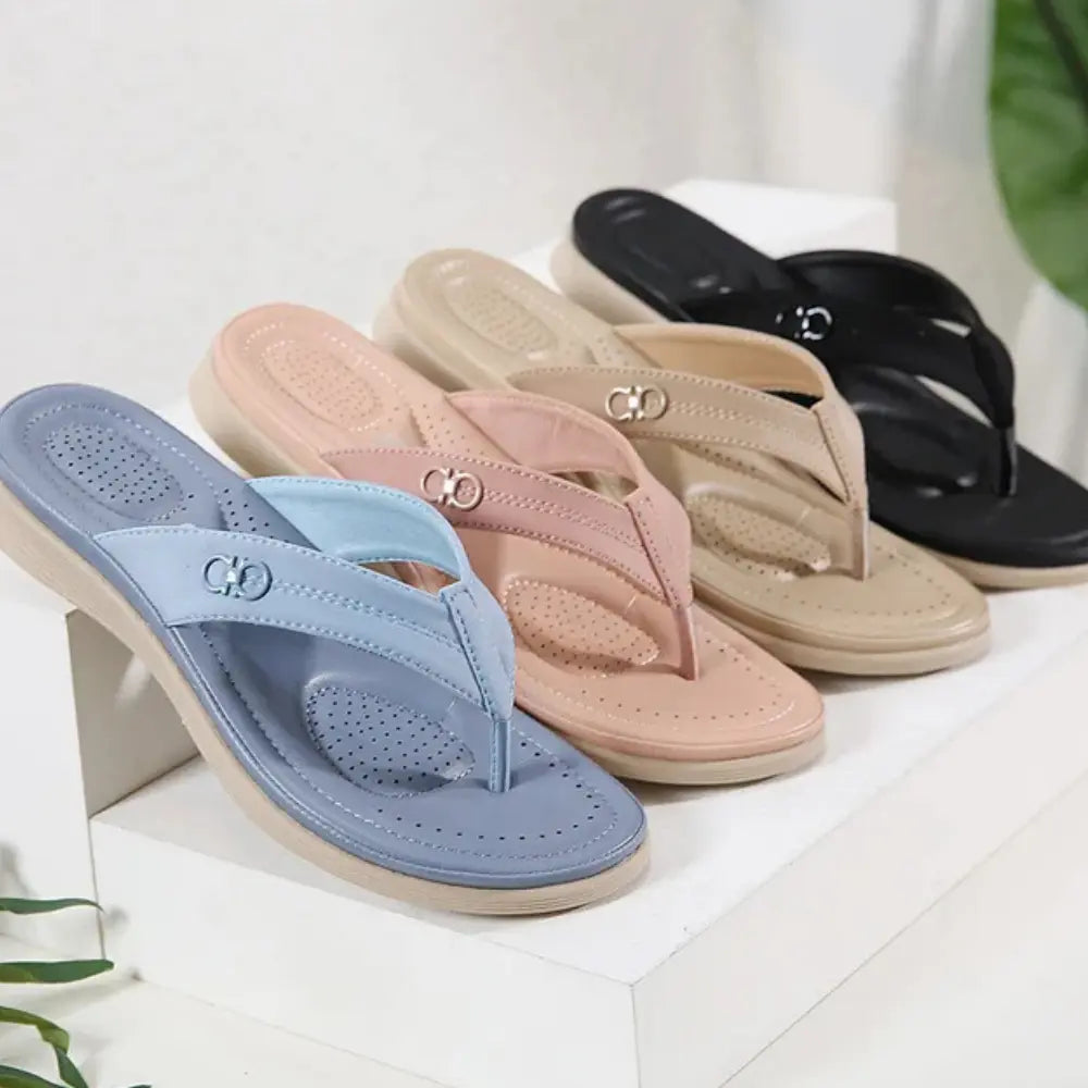 Luce Hippe Orthopedische Slippers Dames met Voetboog Ondersteuning