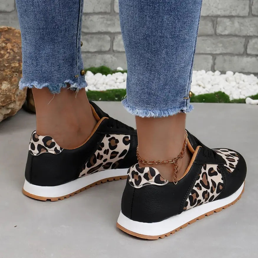 Lynn Panterprint Schoenen Dames - Orthopedische Sneakers