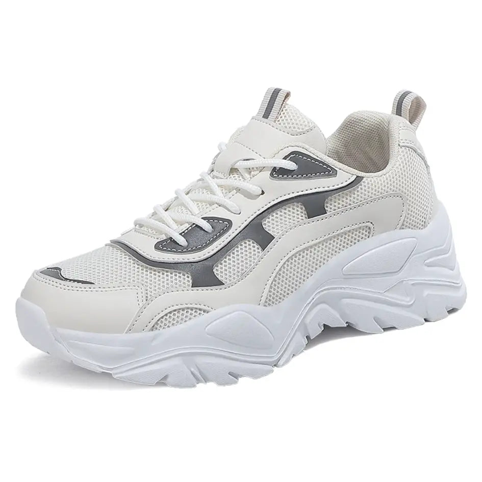 Lysa Mae Sneakers Dames – Trendy Sneaker met Hoge Zool & Demping
