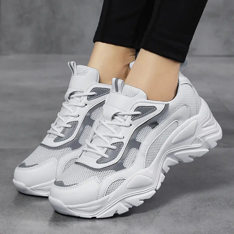 Lysa Mae Sneakers Dames – Trendy Sneaker met Hoge Zool & Demping