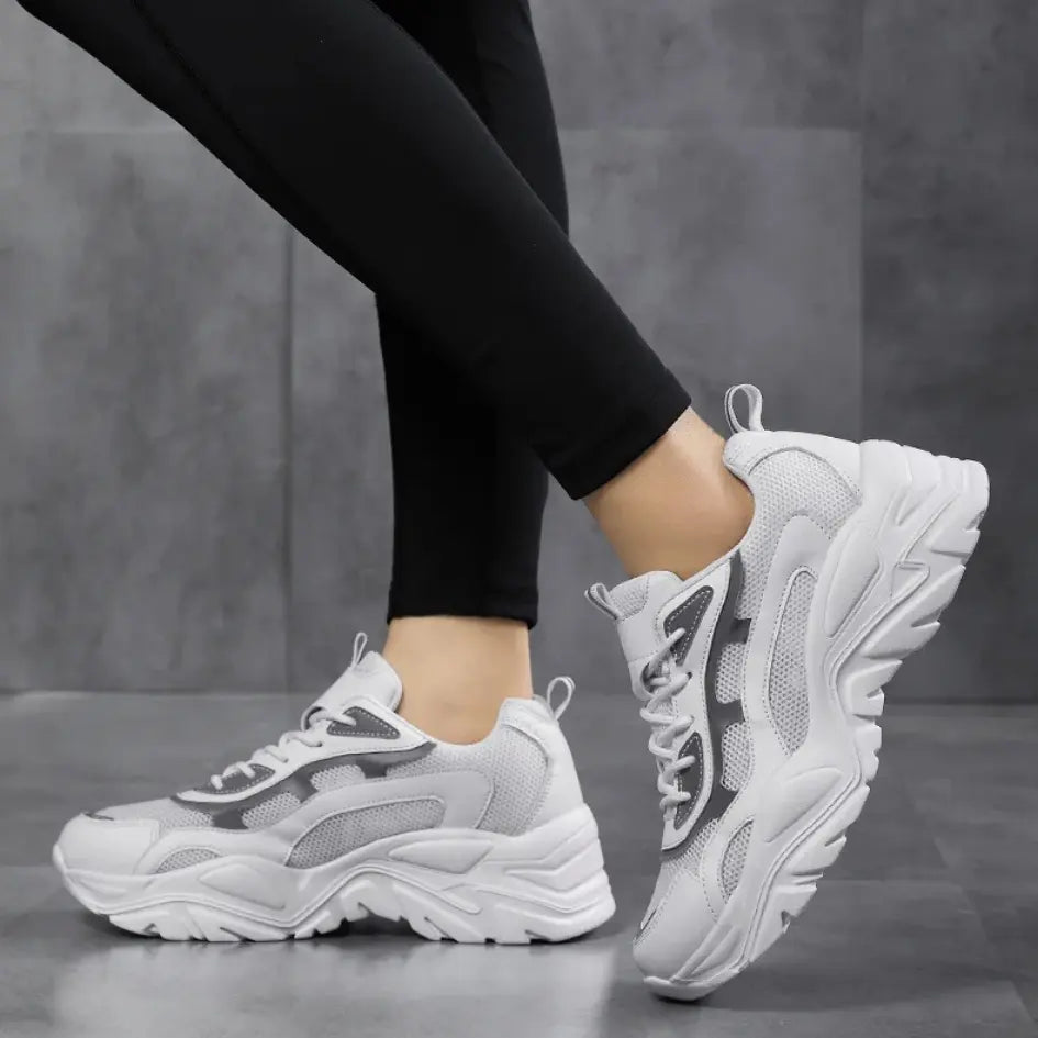Lysa Mae Sneakers Dames – Trendy Sneaker met Hoge Zool & Demping
