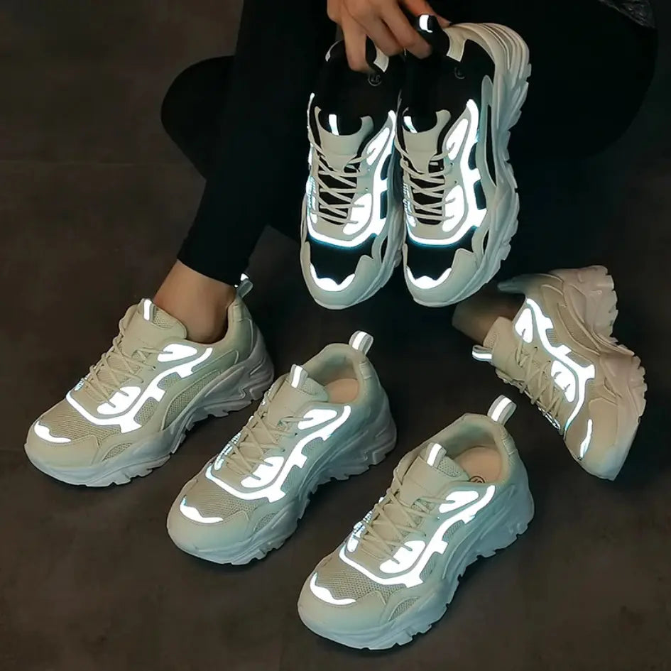 Lysa Mae Sneakers Dames – Trendy Sneaker met Hoge Zool & Demping