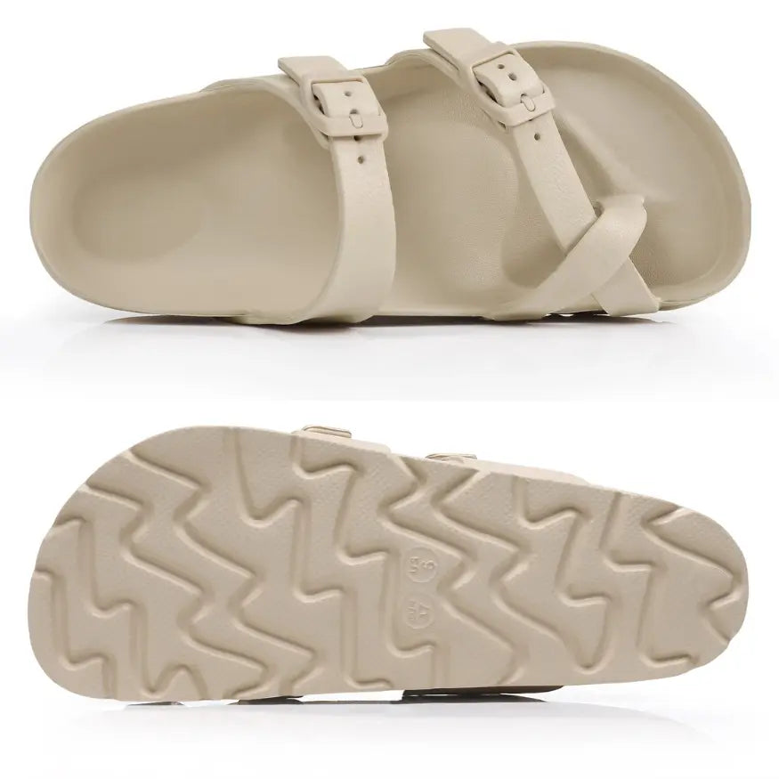 Mae Dames Sandalen met Voetbed - Sandalen met Platform