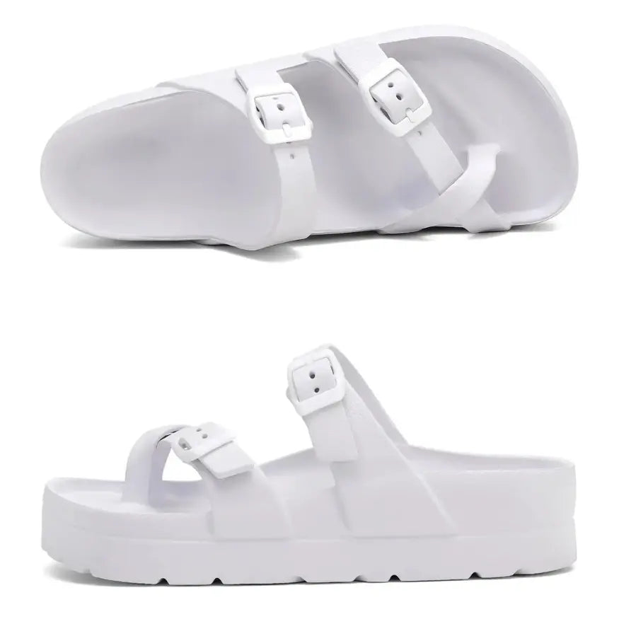 Mae Dames Sandalen met Voetbed - Sandalen met Platform