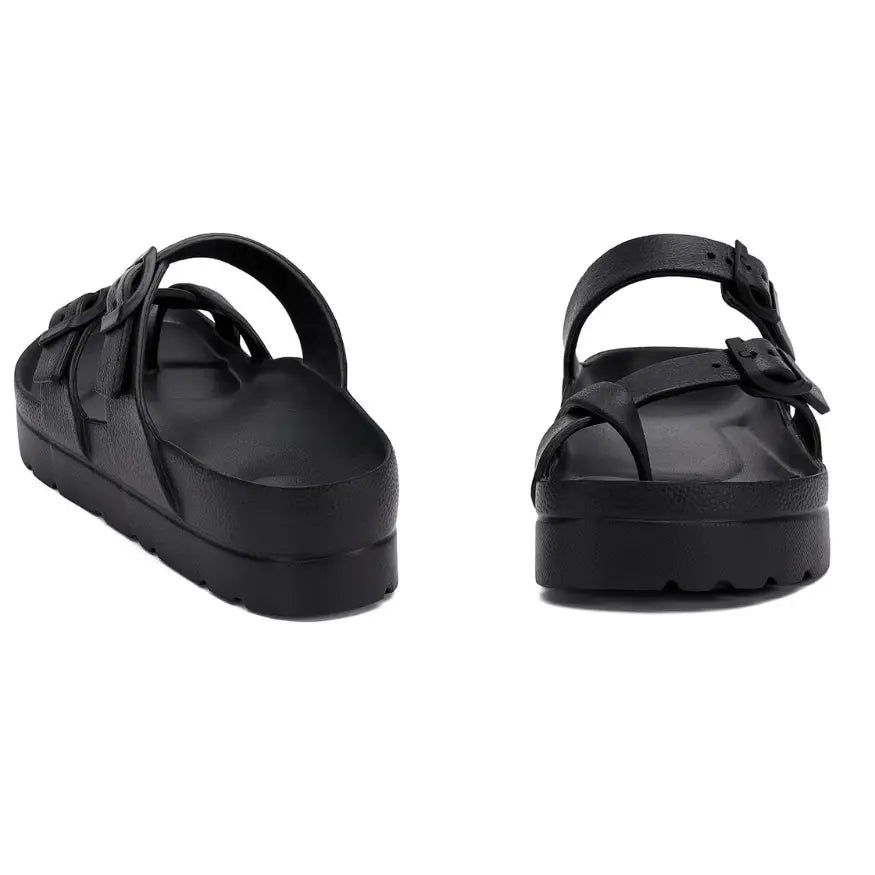 Mae Dames Sandalen met Voetbed - Sandalen met Platform