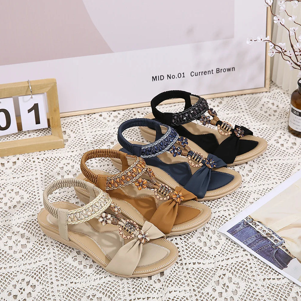Mia Hippe Dames Sandalen - Zomerse Sandalen