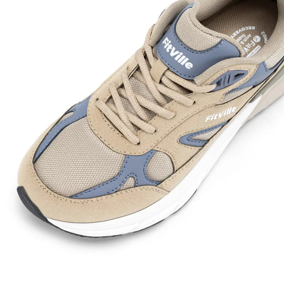 Milo Orthopedische Wandelschoenen Heren met Voetboog Ondersteuning