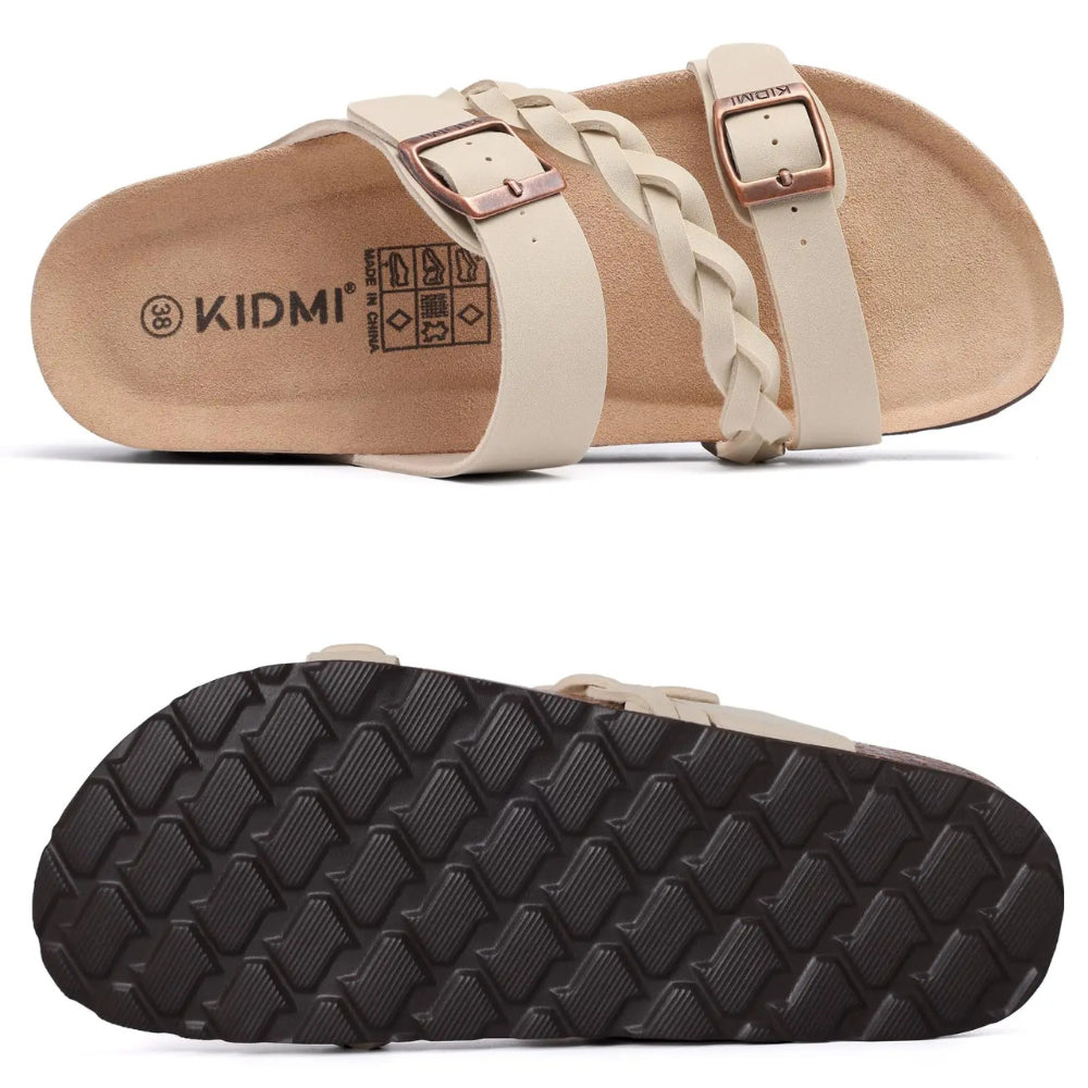 Nina Verstelbare Orthopedische Sandalen - Voetbed Kurk