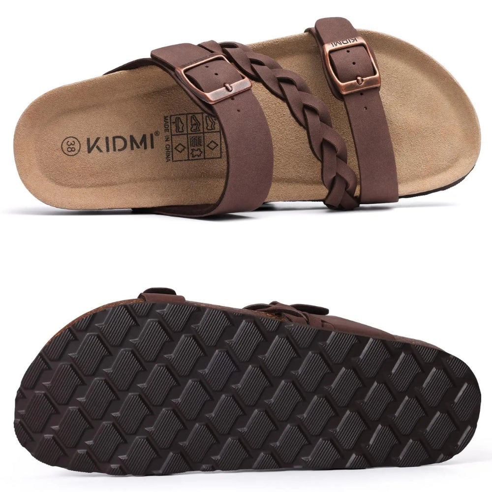 Nina Verstelbare Orthopedische Sandalen - Voetbed Kurk