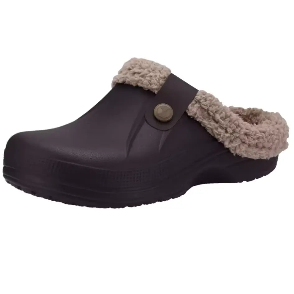 Nufi Pantoffels met Bont voor Heren & Dames - Warme Clogs