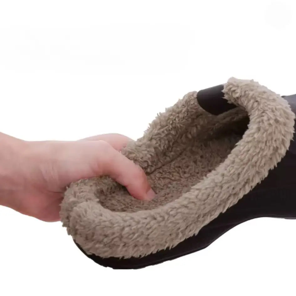 Nufi Pantoffels met Bont voor Heren & Dames - Warme Clogs