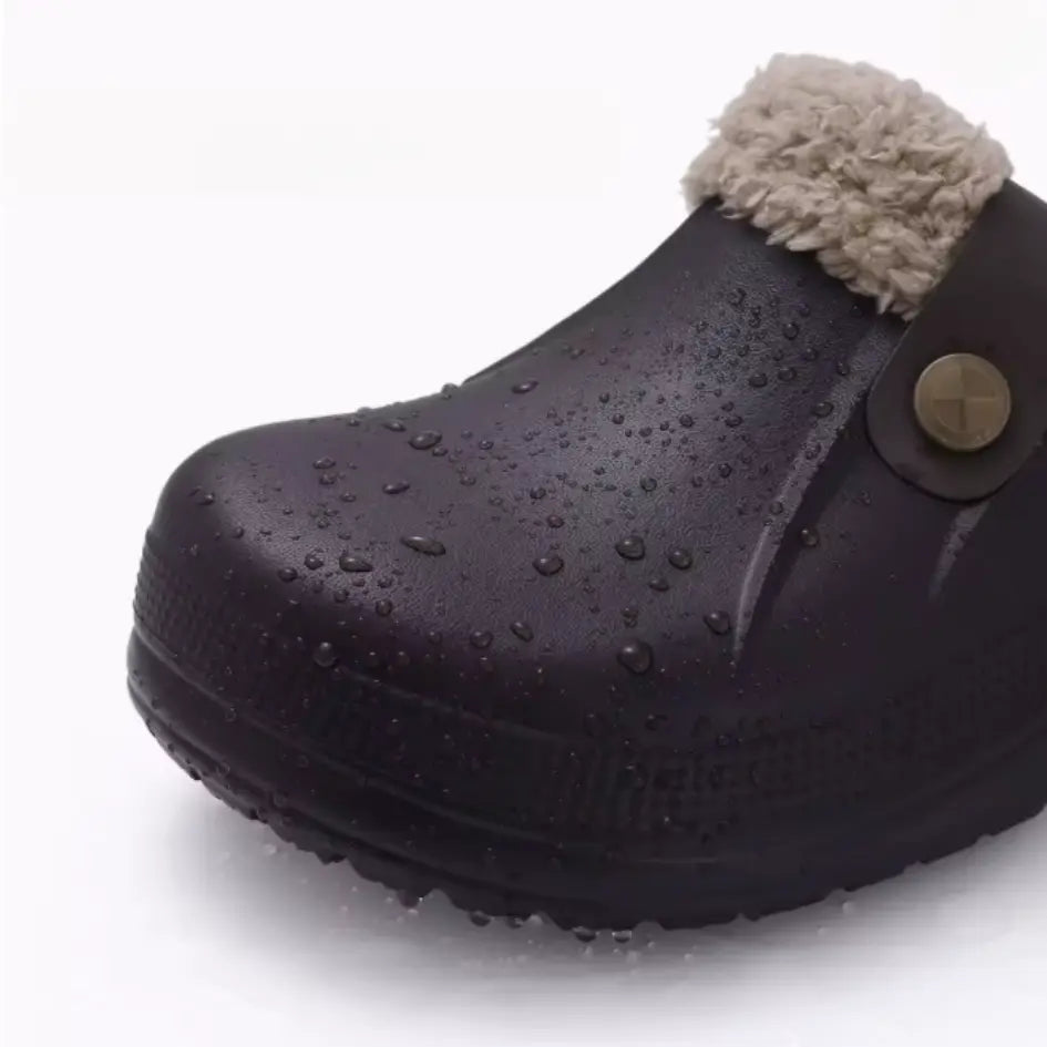 Nufi Pantoffels met Bont voor Heren & Dames - Warme Clogs