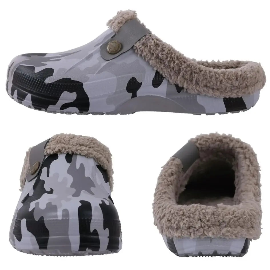 Nufi Pantoffels met Bont voor Heren & Dames - Warme Clogs