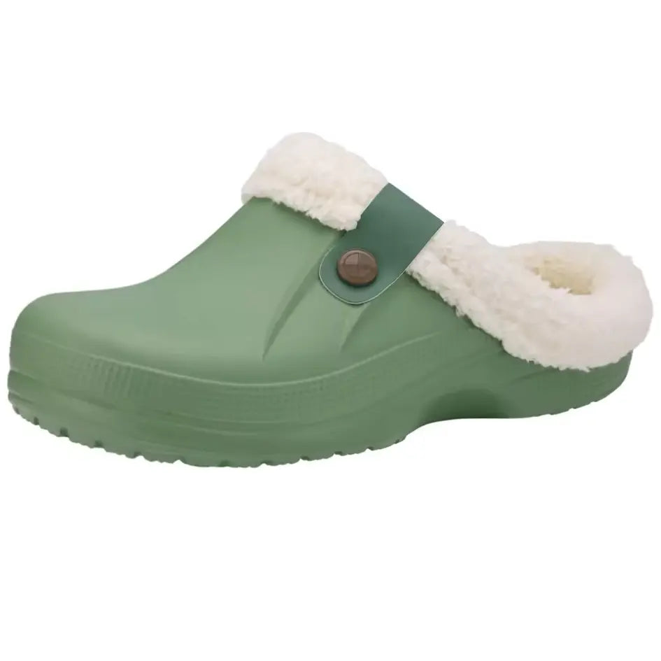Nufi Pantoffels met Bont voor Heren & Dames - Warme Clogs