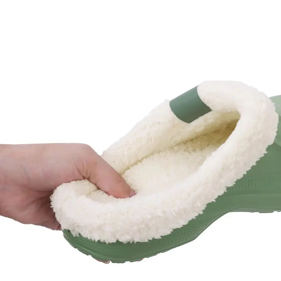 Nufi Pantoffels met Bont voor Heren & Dames - Warme Clogs