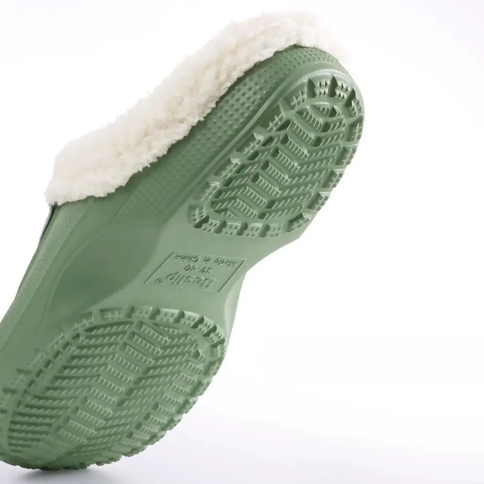 Nufi Pantoffels met Bont voor Heren & Dames - Warme Clogs