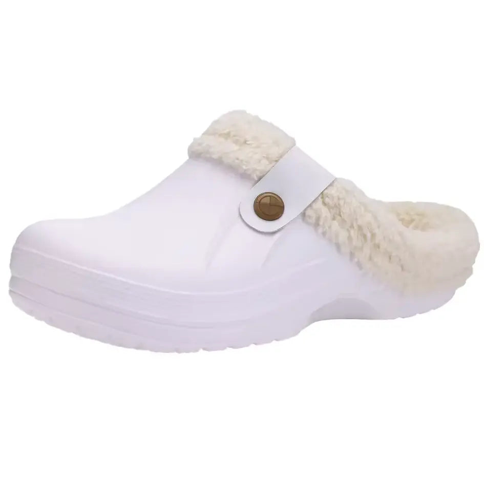 Nufi Pantoffels met Bont voor Heren & Dames - Warme Clogs
