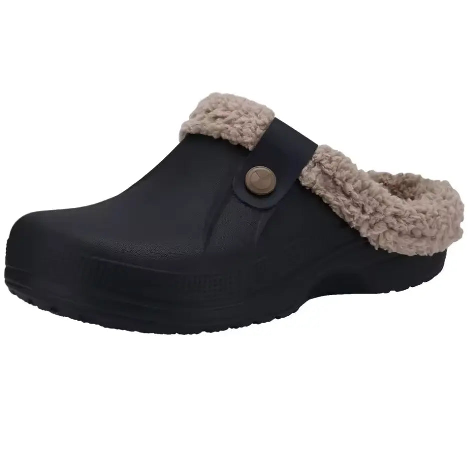 Nufi Pantoffels met Bont voor Heren & Dames - Warme Clogs